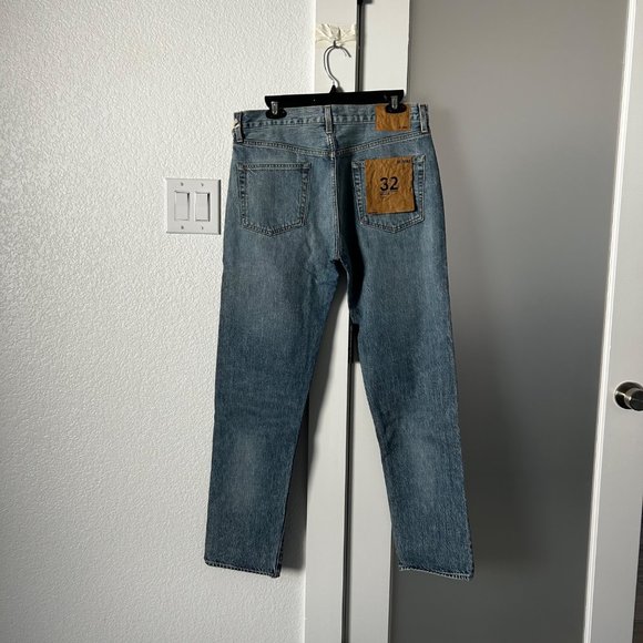 $315 NWT RE/DONE MEN'S 60s SLIM 3 YEAR WEAR JEANS SZ 32 - Picture 6 of 7